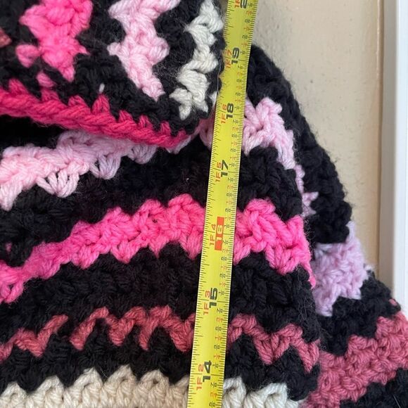 Little Girl Crochet Handmade Coat Dress 18-24 Months - Picture 15 of 16